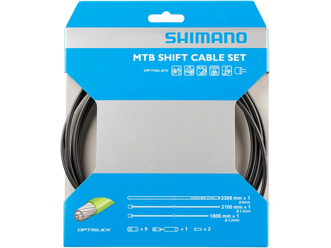 Shimano Schaltzugset OT-SP41 Optislick MTB 2 Shimano Schaltzugset OT-SP41 Optislick MTB – Bild 2