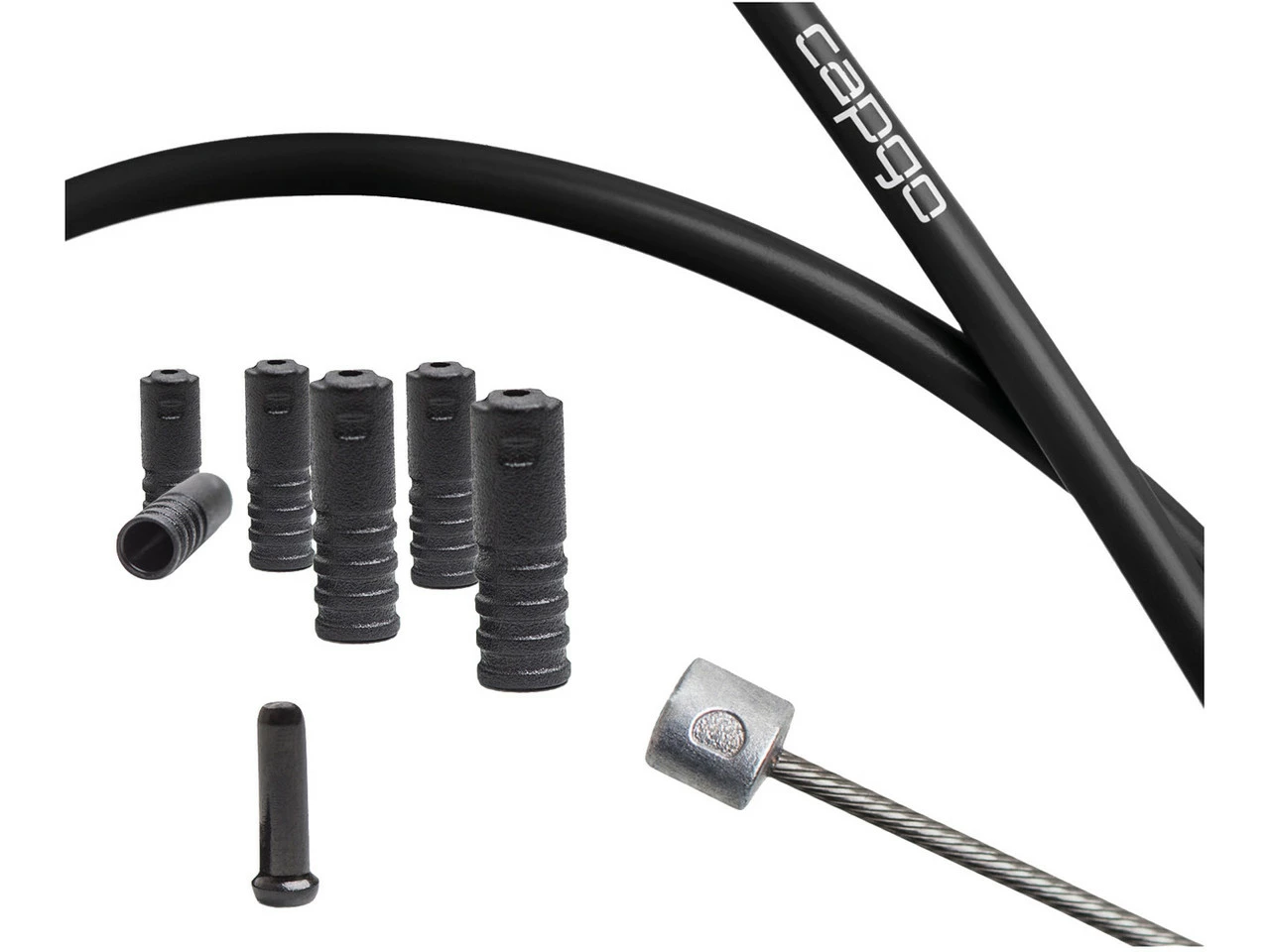 CAPGO BL Schaltzugset ECO Lang Für Shimano/SRAM MTB 1-fach Und E-Bike 1 CAPGO BL Schaltzugset ECO Lang Für Shimano/SRAM MTB 1-fach Und E-Bike