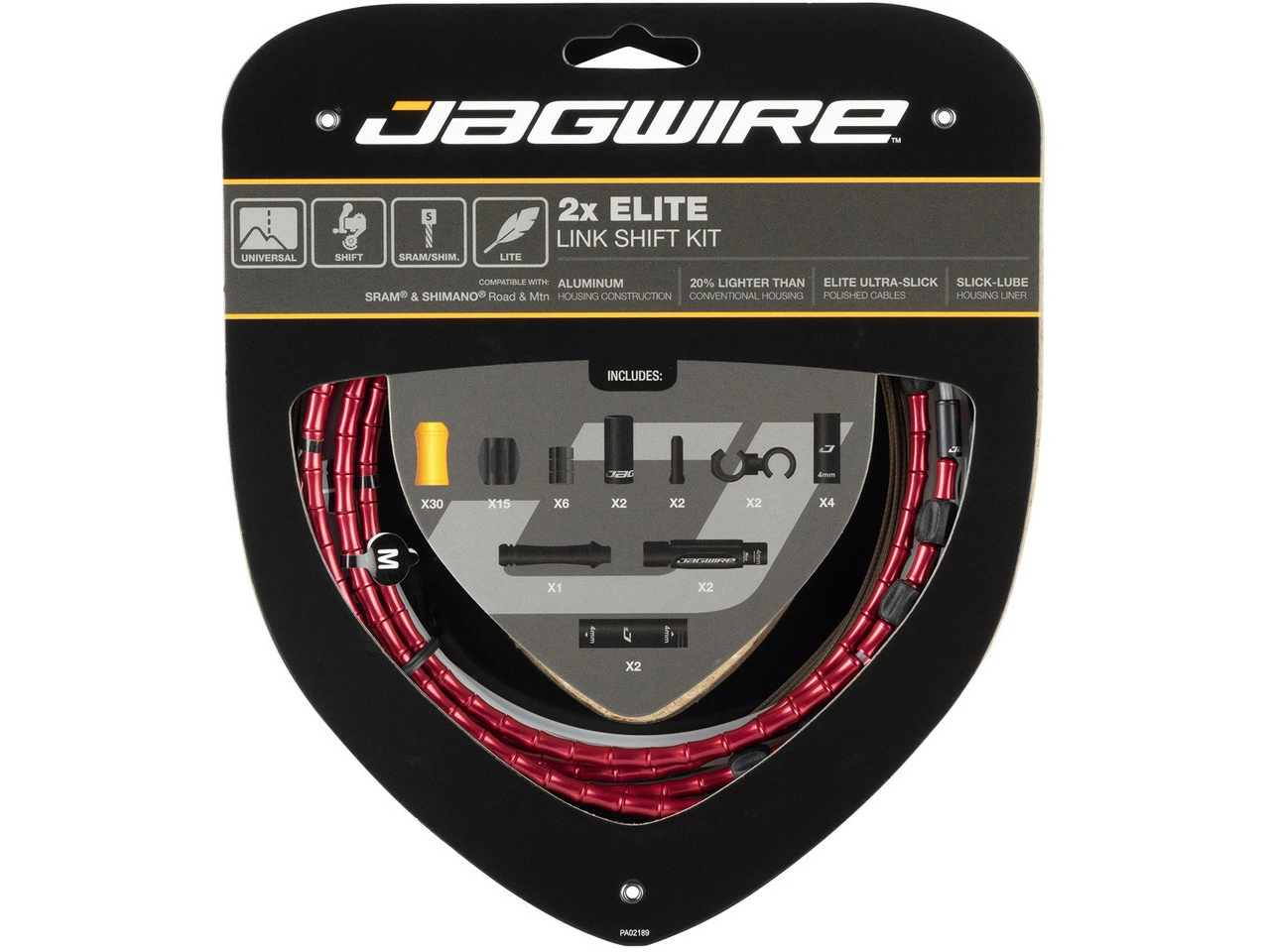 JAGWIRE 2X Elite Link Schaltzugset 1 JAGWIRE 2X Elite Link Schaltzugset