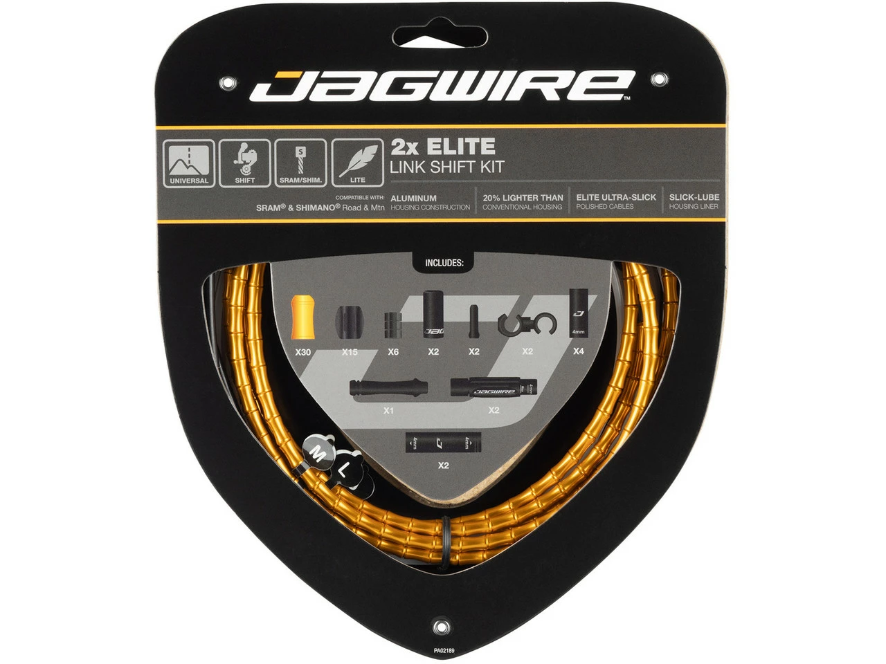 JAGWIRE 2X Elite Link Schaltzugset 11 JAGWIRE 2X Elite Link Schaltzugset – Bild 11